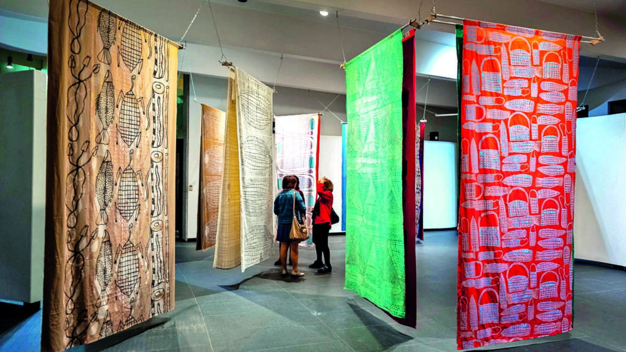 JARRACHARRA: Dry Season Winds  Australian Indigenous Textile Art –  ARTISANS