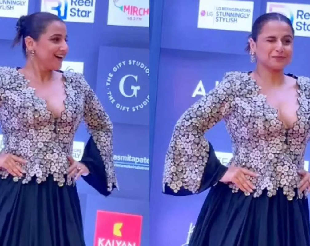 
Vidya Balan grooves to The Dirty Picture's 'Ooh La La' while posing for paps

