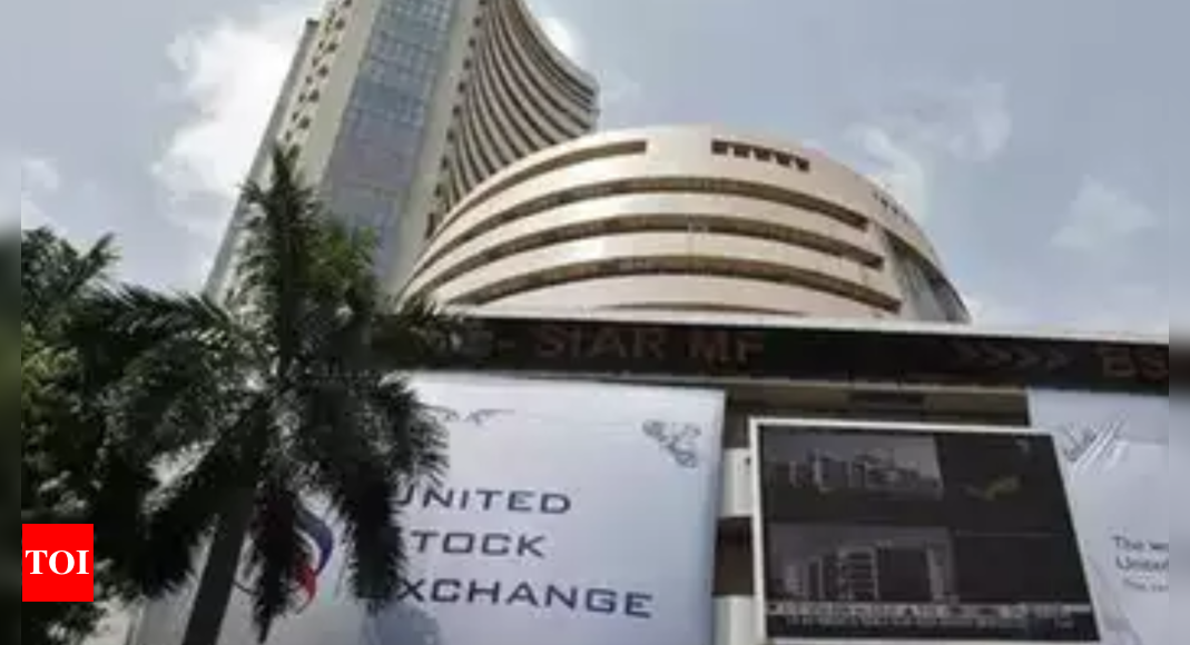 Nifty: Sensex, Nifty eke out gains in volatile trade, rise for 6th day – Times of India