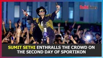 Sumit Sethi enthralls the crowd on the second day of Sportikon