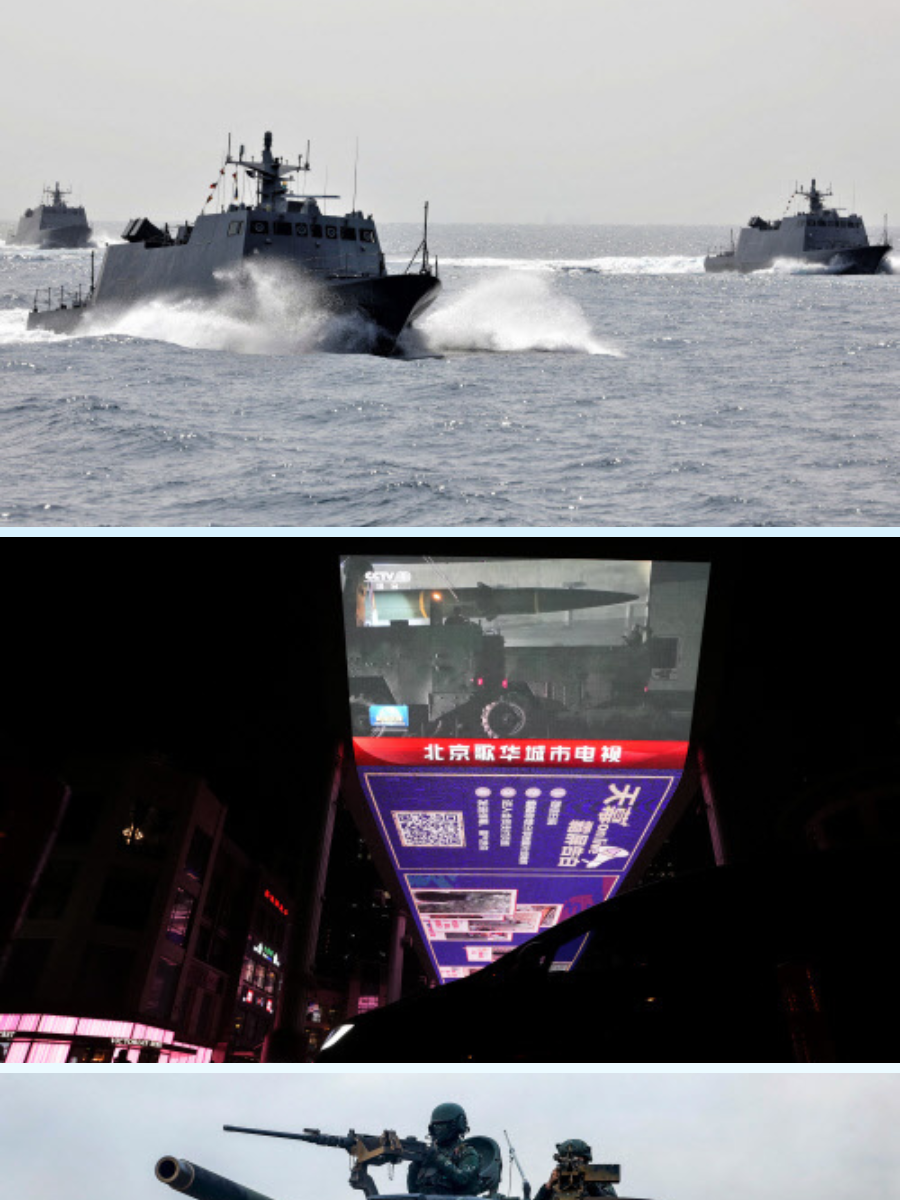 China concludes fiery military drills 'encircling' Taiwan | Times of India