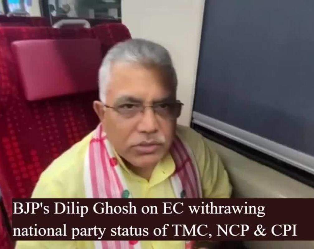 
BJP's Dilip Ghosh on EC withrawing national party status from TMC, NCP & CPI
