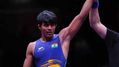 Vikas bags solitary bronze for India on Day 2 of Asian Wrestling Championship