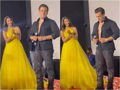 Salman Khan shows off his washboard abs at Kisi Ka Bhai Kisi Ki Jaan trailer launch, silences trolls over VFX accusations