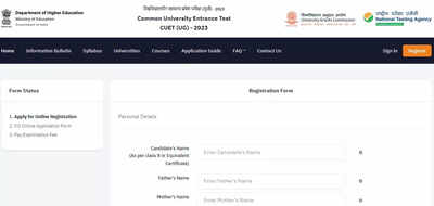CUET UG 2023 registration last date today, direct link to apply at cuet.samarth.ac.in