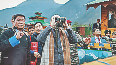 Won’t let even an inch of land be encroached: Union minister Amit Shah in Arunachal Pradesh