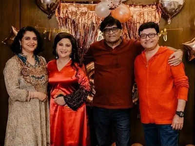 Nivedita Saraf celebrates her 60th Birthday with husband Ashok Saraf and besties Sachin Pilgaonkar, Supriya Pilgaonkar