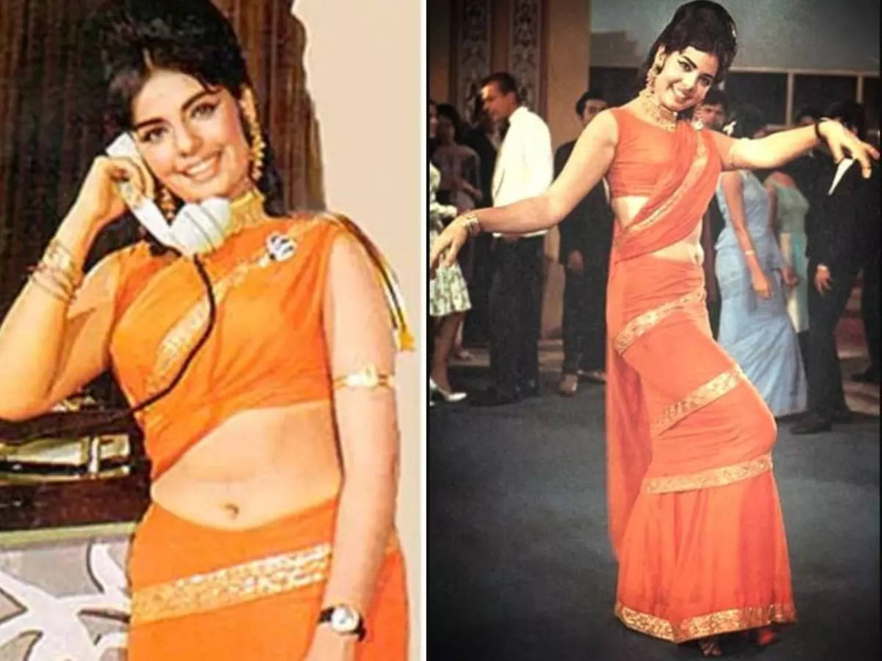Here's how you can drape your sari like yesteryear actor Mumtaz ...