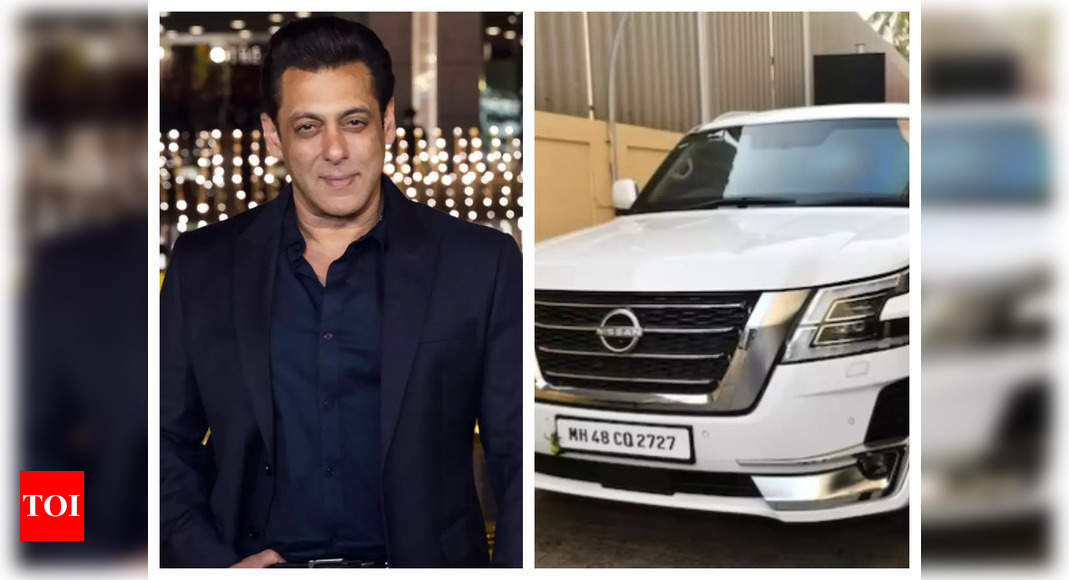 Salman Khan’s new bulletproof car’s number plate has a special connection with the actor – Times of India