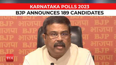 Karnataka assembly polls: BJP announces first list of 189 candidates