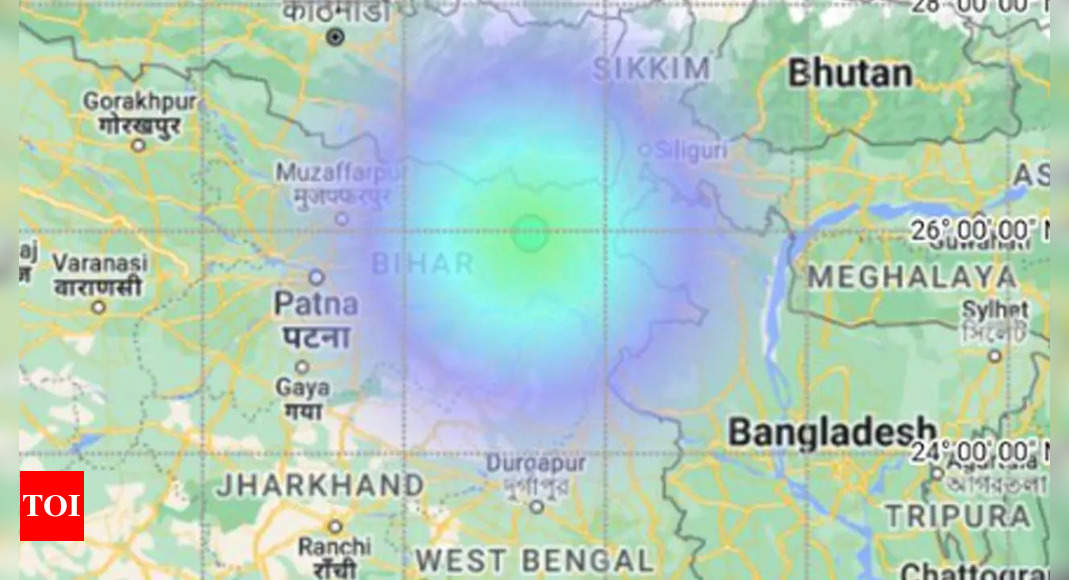 4.3-magnitude earthquake hits Siliguri, West Bengal |  Kolkata News