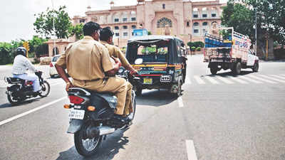 Cops who flout traffic rules in Rajasthan will have to pay 2x fine, face action