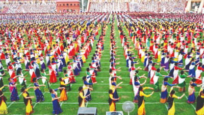 12,000 Bihu dancers begin rehearsal for Guinness World Records