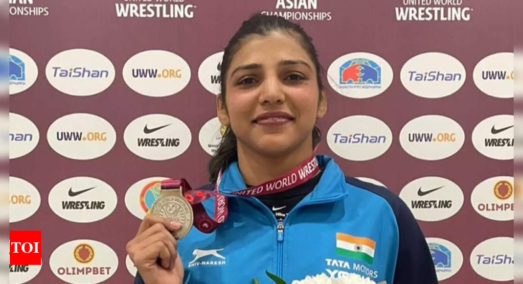 Nisha Dahiya wins silver at Asian wrestling meet | More sports News – Times of India