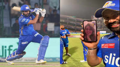 WATCH: Viral video of Rohit Sharma's conversation with wife Ritika soon after Mumbai Indians' first win of the season
