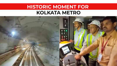 Historic moment: Kolkata Metro conducts maiden test run through tunnel under Hooghly river