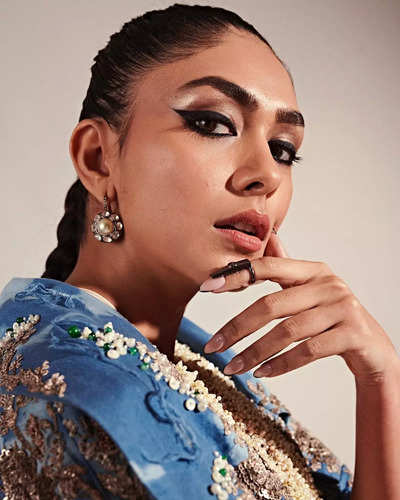 Pooja Hegde gives her cocktail dress an ethnic twist