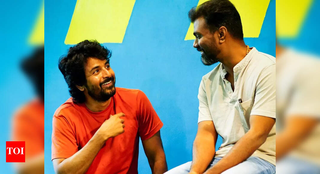 Sivakarthikeyan meets Rajkumar Periyasamy in Mumbai as the 'SK 21' duo ...