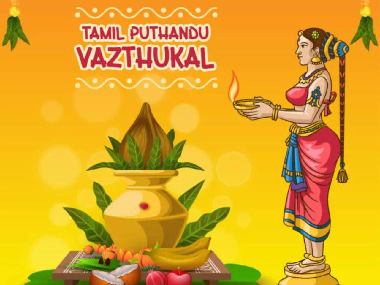 tamil new year, puthandu, puthandu vazthukal Template | PosterMyWall