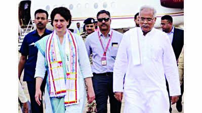 Congress govt restored tribal pride, Priyanka says in Bastar