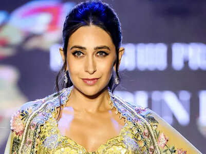 Karisma Kapoor turns showstopper for designer Varun Bahl