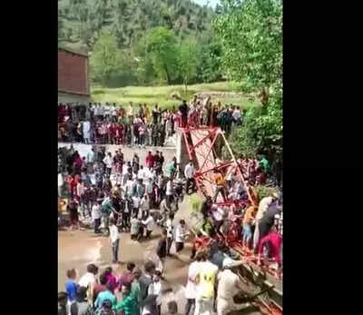 20 injured in footbridge collapse in J&K's Udhampur