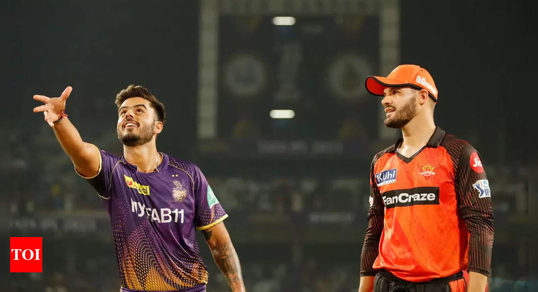 Sunrisers Hyderabad 79/2 in 7.5 Overs | IPL Live Cricket Score, Kolkata Knight Riders vs Sunrisers Hyderabad 2023: Brook tees off but SRH lose two in powerplay  – The Times of India