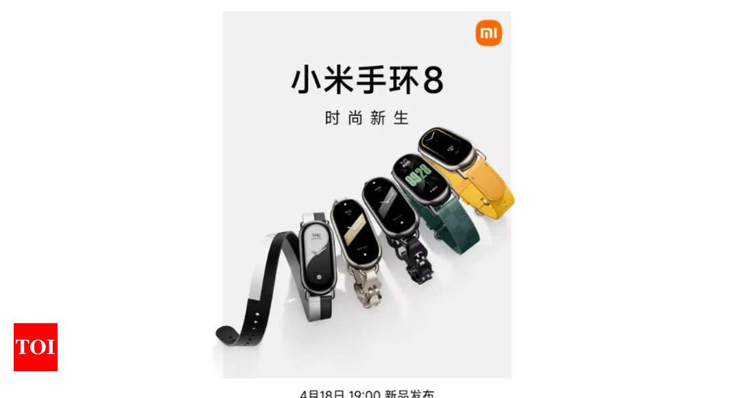 Xiaomi Band 8 to launch on April 18: What to expect - Times of India