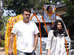 Ayushmann Khurrana, Rajkummar Rao, Nushrratt Bharuccha & other celebs attend Mukesh Chhabra's mother's funeral