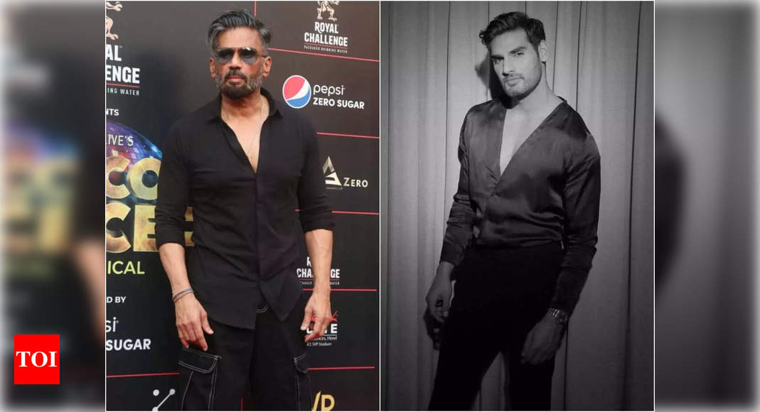 Suniel Shetty, son Ahan Shetty share their excitement for Disco Dancer: The Musical – Times of India