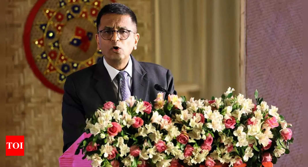 CJI Chandrachud bats for mediation as dispute resolution mechanism for individuals, govt | India News – Times of India