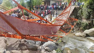 9-year-old girl dies, 61 injured as footbridge collapses in J&K's Udhampur village during Baisakhi celebrations