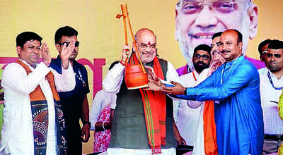 In Bengal, Union home minister Shah sets target for BJP: 35 out of 42 LS seats