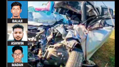 Three on way to Chennai to eat biryani die as car hits van