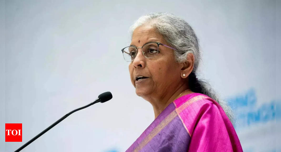 Crypto issue requires immediate attention, says Nirmala Sitharaman – Times of India