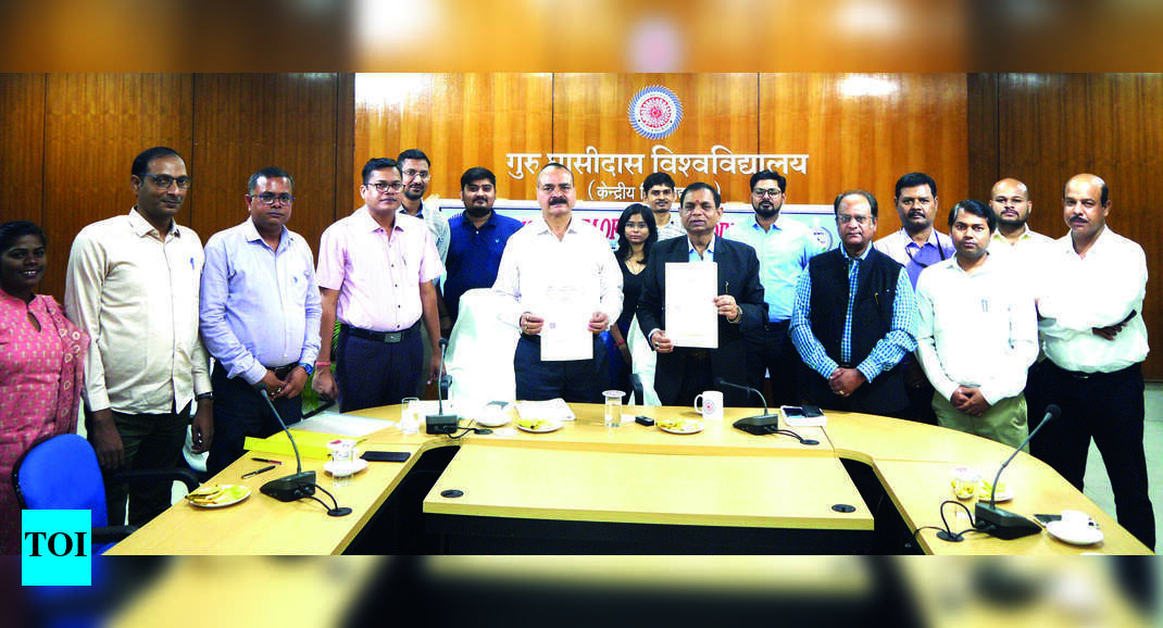 Mou Cg University Signs Mou With State Forensic Lab Raipur News
