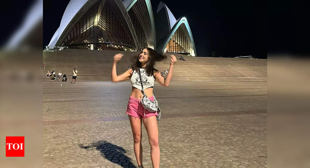 Sara Ali Khan says “Namaste Darshakon” and shares fun moments on Instagram from her trip to Australia – Times of India
