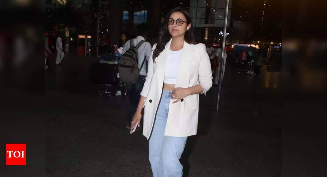Parineeti Chopra continues to make airport appearances amid wedding rumours with Raghav Chadha, fans call her ‘bride-to-be’ – Times of India