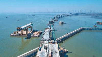 Cruise on Sewri-Navi Mumbai MTHL, India's longest sea bridge, by year-end