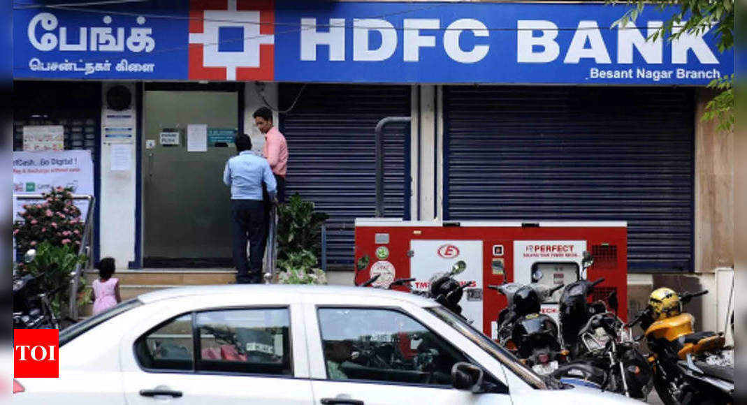 Hdfc: HDFC Bank’s net profit up 20% to Rs12,047 crore for quarter ending March 2023 – Times of India