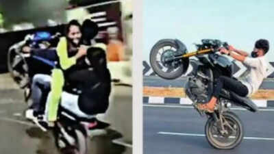 Babes, bikes, broken rules: Inside the world of riders who do stunts for likes