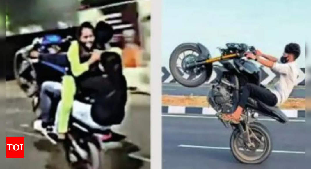 Babes, bikes, broken rules: Inside the world of riders who do stunts for likes | India News – Times of India