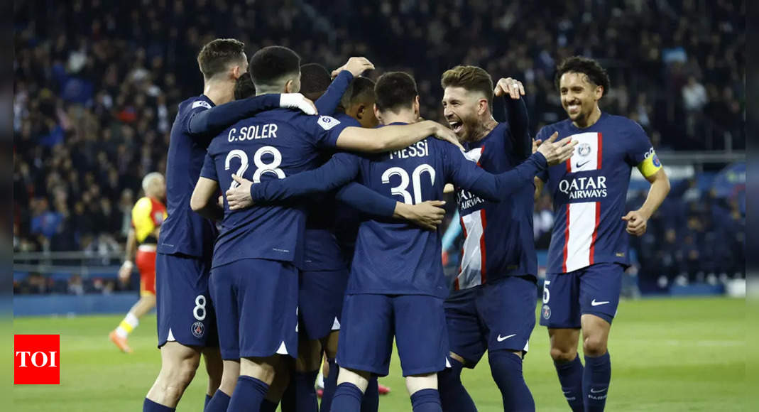 Lionel Messi scores stunner as PSG beat title rivals Lens | Football News – Times of India