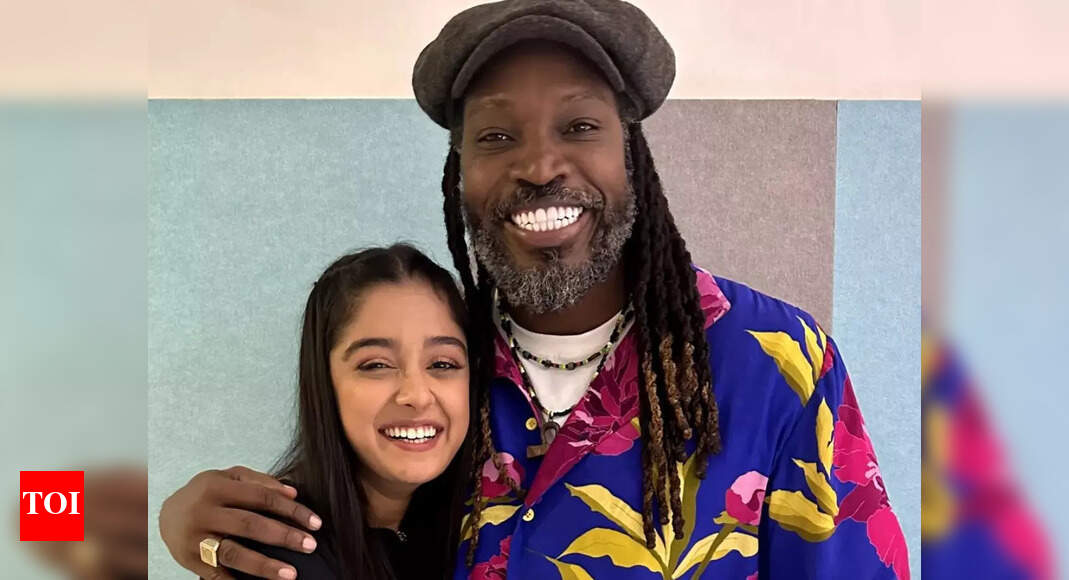 Ankita Amar shares a fangirl moment with cricketer Chris Gayle, calls ...