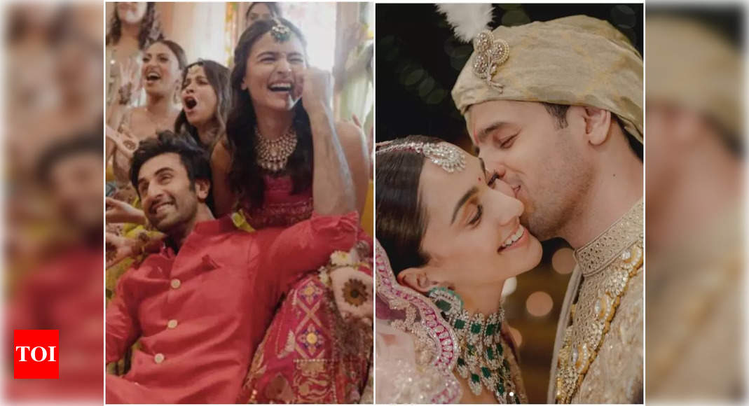 Wedding Diaries: Ranbir Kapoor gave a surprise performance for Alia Bhatt, Sidharth Malhotra-Kiara Advani kissed candidly post the rituals – Times of India