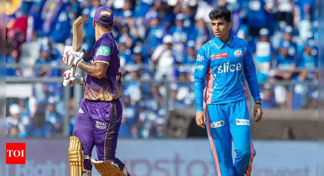 Nitish Rana, Hrithik Shokeen fined for verbal duel throughout MI-KKR IPL conflict | Cricket Information – Instances of India