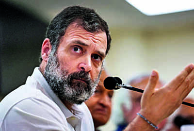 Rahul Gandhi fires caste census salvo at PM Modi in Kolar | India News ...