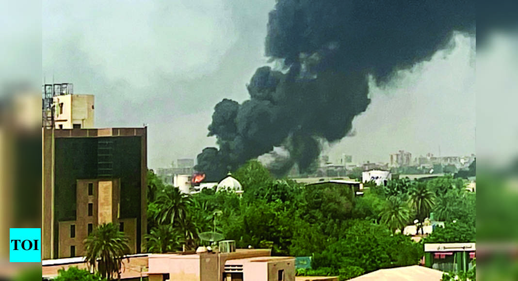 Airstrikes, blasts, no internet: 56 die as Sudan military rivals’ clash intensifies – Times of India