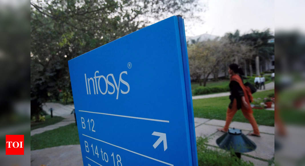 Infosys triggers slide in Indian shares; IT stocks fall – Times of India