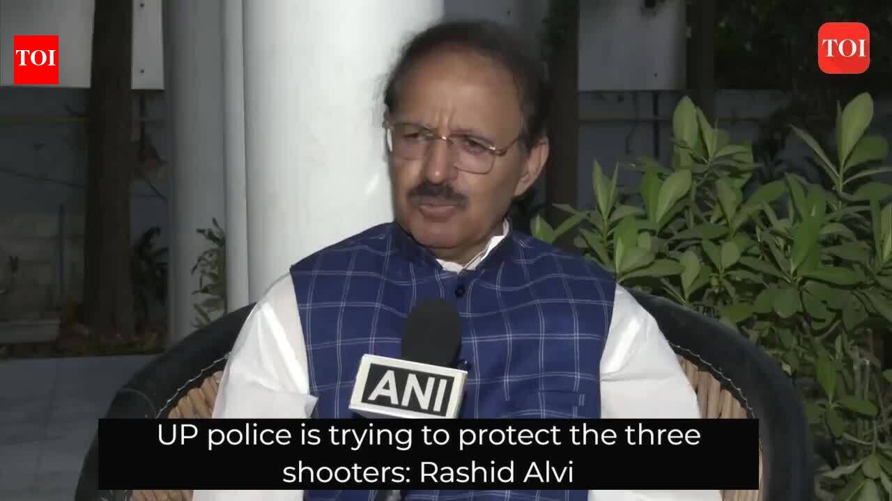 rashid alvi: UP police is trying to protect the three shooters: Rashid Alvi